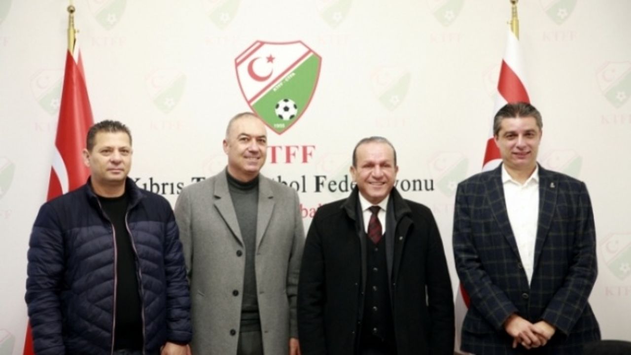 Ataoğlu, Kıbrıs Türk Futbol Federasyonu'nu ziyaret etti