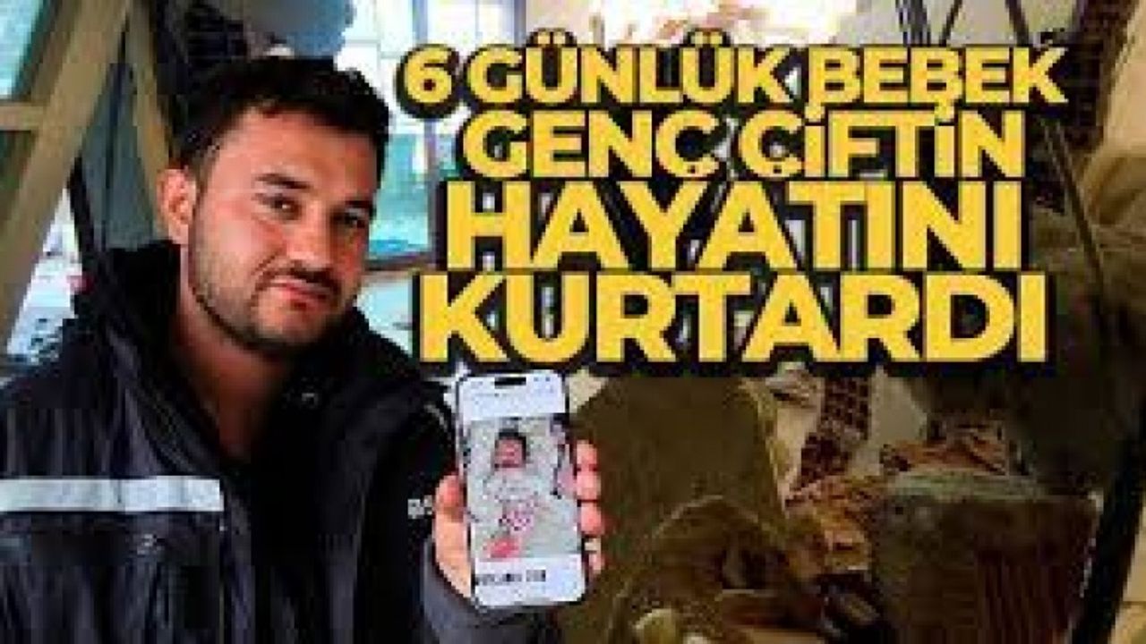 Depremden 10 dakika önce... 6 günlük bebek genç çiftin hayatını kurtardı