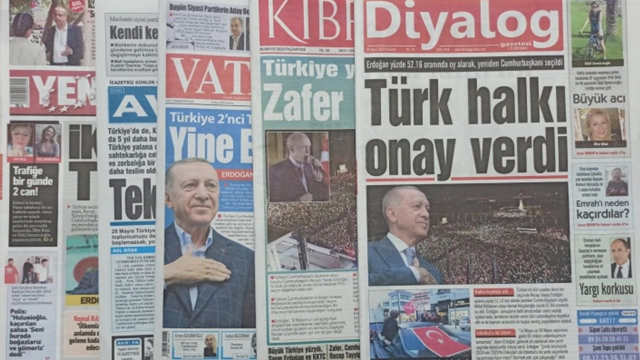 KKTC basını Erdoğan'ın seçim zaferini hangi başlıklarla gördü?