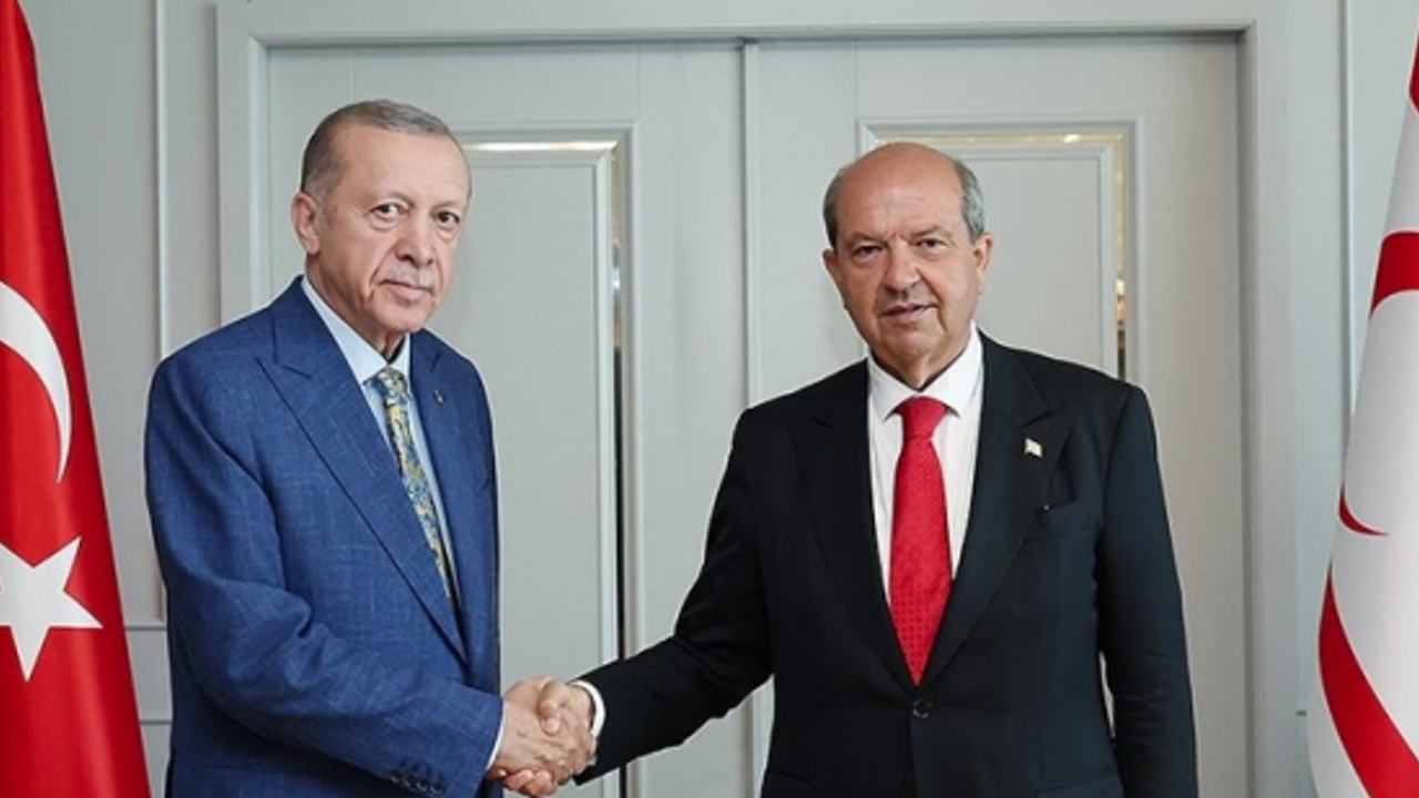 Erdoğan, tatar ile baş başa görüştü.. Türkiye ile kktc arasında 2 anlaşma imzalandı