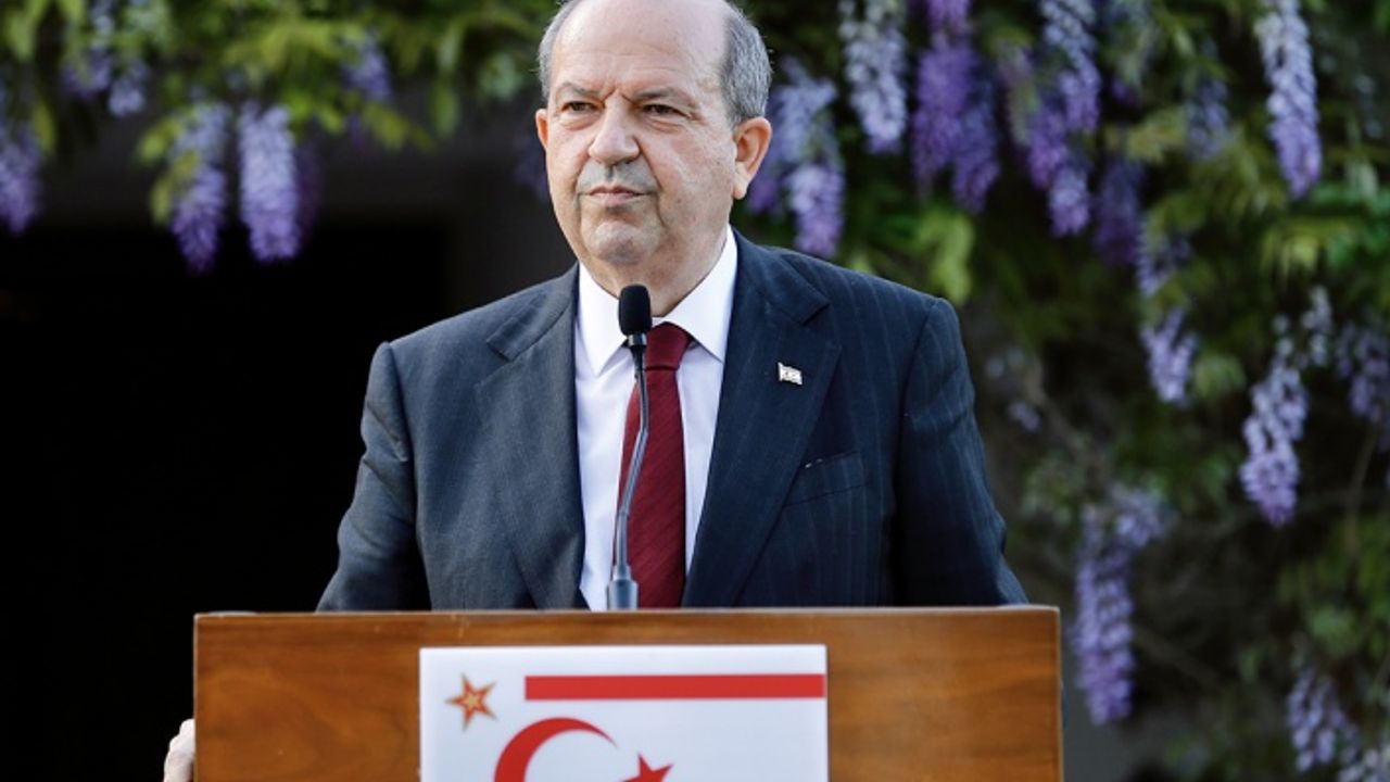 Cumhurbaşkanı Tatar: Kıbrıs'ta iki devlet temelinde bir anlaşma kaçınılmaz