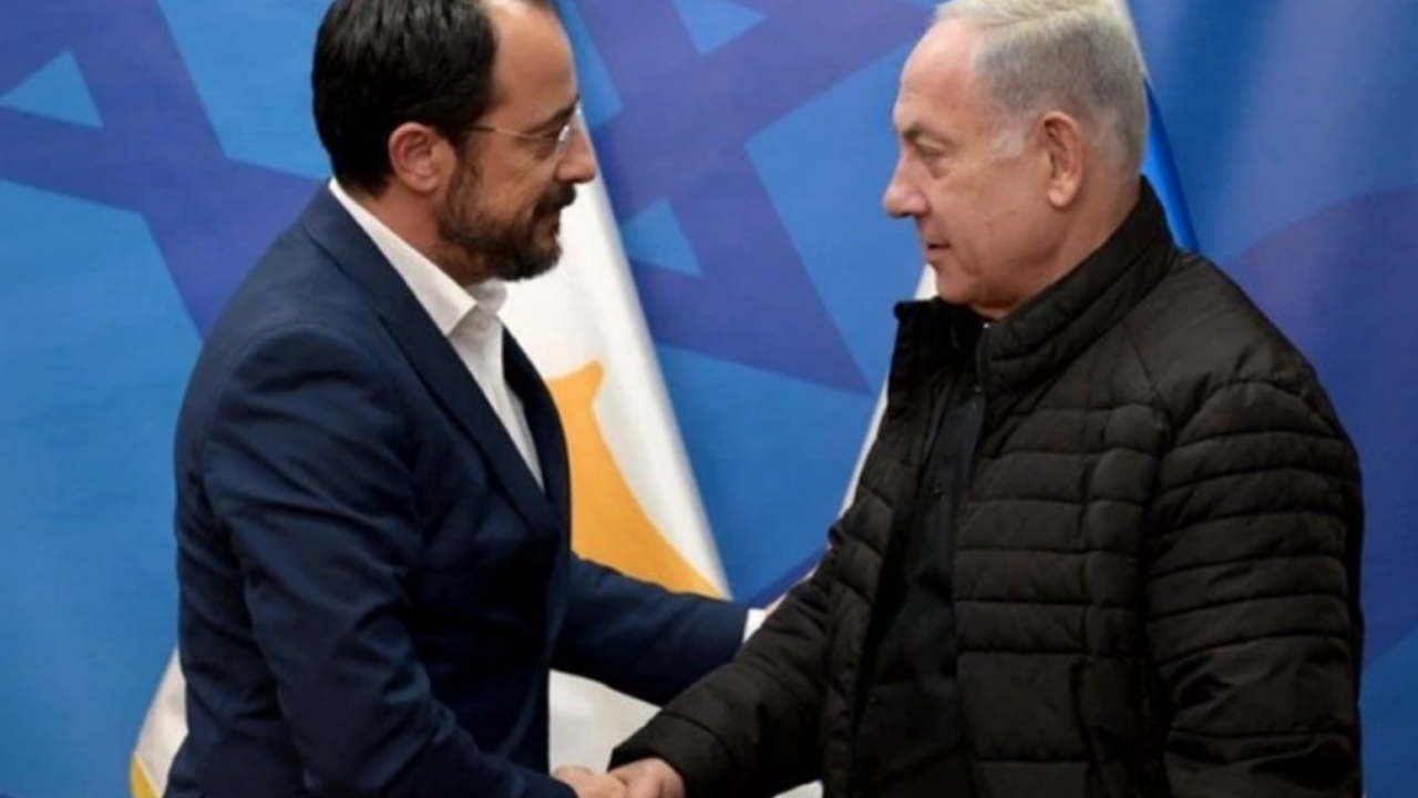 Hristodulidis, Netanyahu ve Herzog ile görüştü