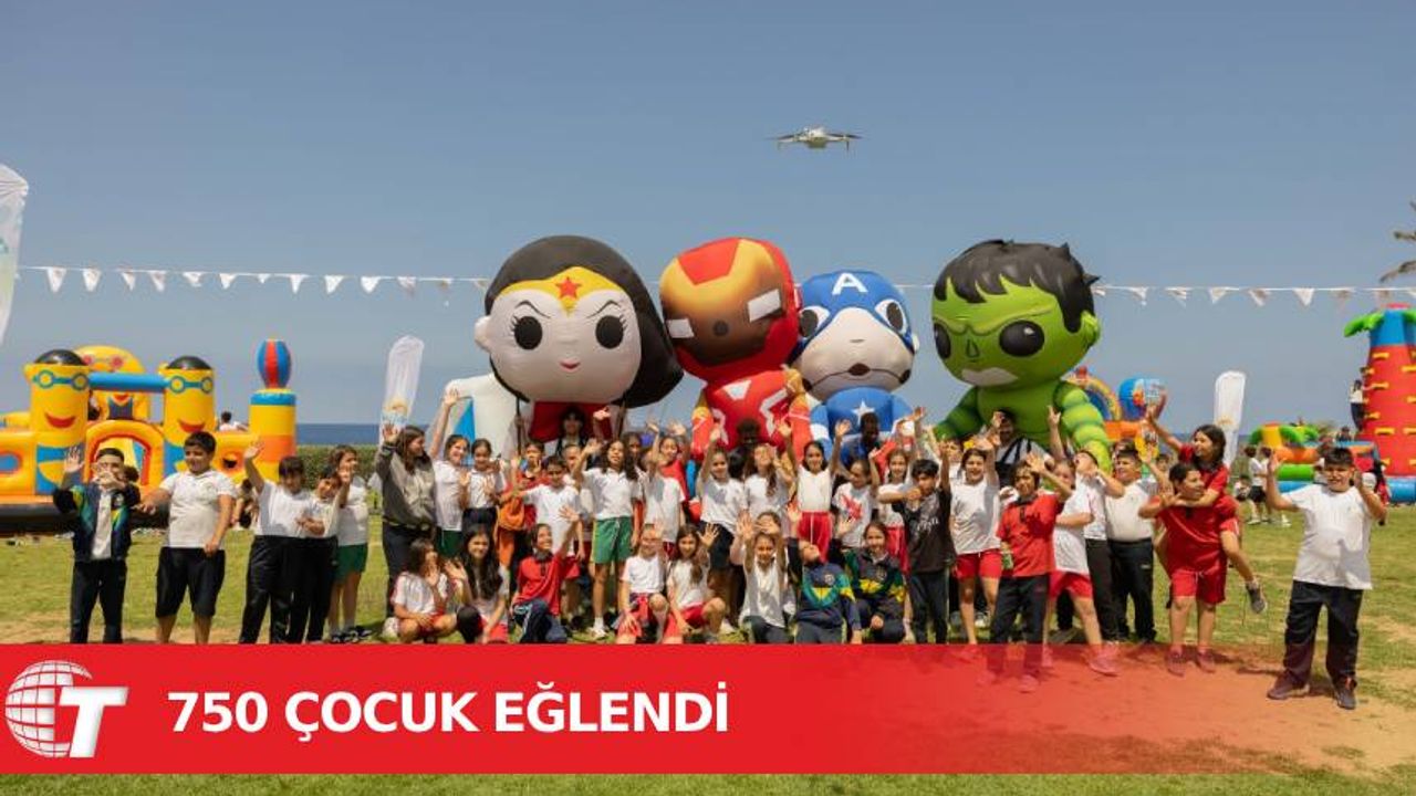 Merit Çocuk Şenliği’nde 750 çocuk eğlendi
