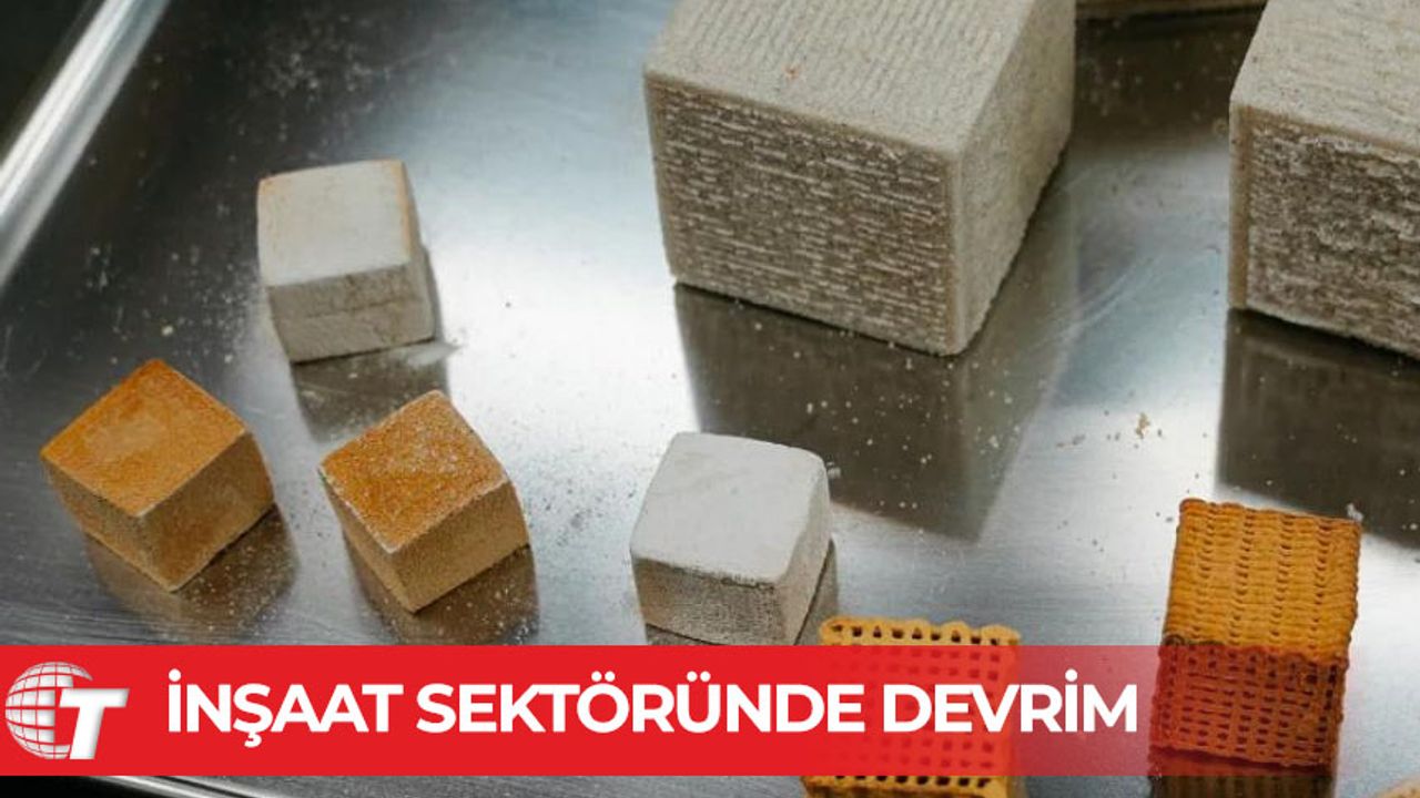 Çimento yerine mantar tuğlalar