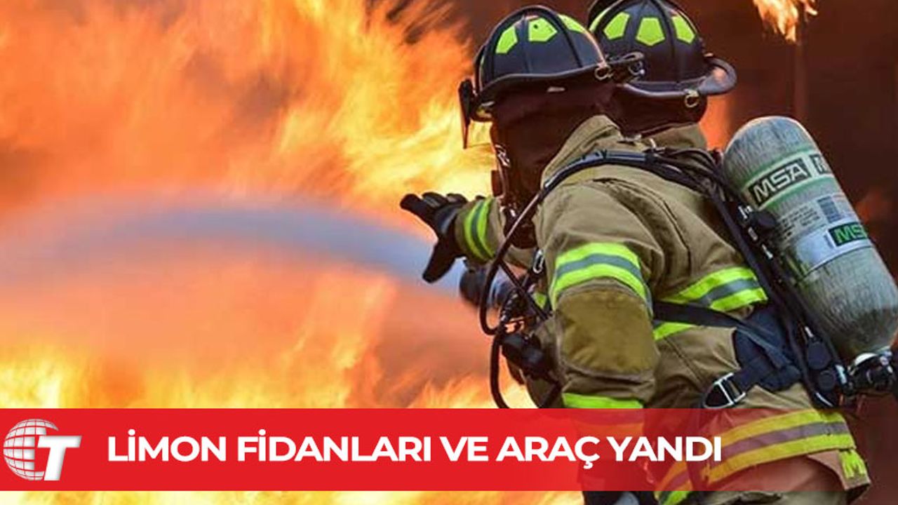 Lefke ve İskele’de yangın