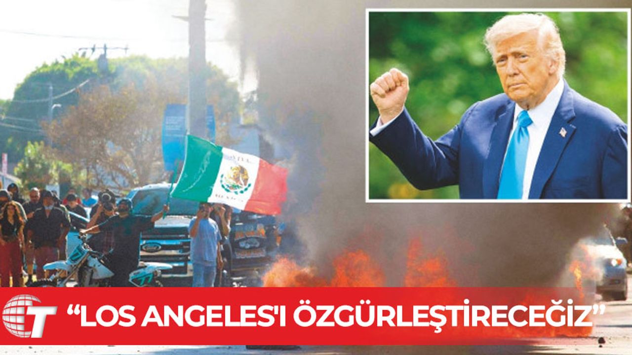 Trump'tan göçmen protestosuna sert çıkış....