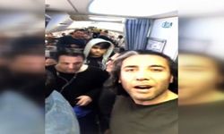 Yolcu uçakta sinir krizi geçirdi