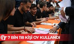 7 bin 118 üye oy kullandı