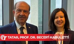 Cumhurbaşkanı Tatar, Kıbrıslı Türk Prof. Dr. Eda Becer ile bir araya geldi