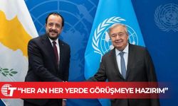 Hristodulidis BM Genel Sekreteri Guterres’le görüştü