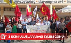 3 Ekim Uluslararası Eylem Günü…