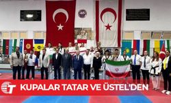 Uluslararası Taekwondo Şampiyonası'nda kupalar Tatar ve Üstel'den"