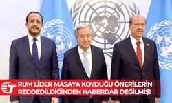 Rum lider masaya koyduğu önerilerin reddedildiğinden haberdar değilmiş!