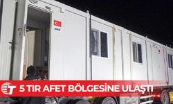 Türkiye'den gönderilen konteyner evler Bosna Hersek'teki sel bölgesine ulaştı