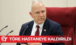 İkna toplantısı yarıda kaldı, Töre meclis yerine hastaneye gitti