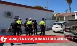 Güzelyurt'ta trafik kontrolünde uyuşturucu bulundu