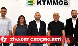 TMMOB İMO Gaziantep Şube, KTMMOB’Yİ Ziyaret Etti