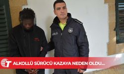 Alkollü sürücü kazaya neden oldu…