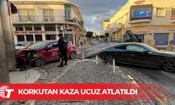 Girne'de kiralık araç kazaya sebep oldu