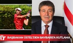 Başbakan Üstel’den Baybars’a kutlama