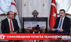 Cumhurbaşkanı Tatar ile Yılmaz görüştü