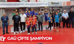 GAÜ çifte şampiyon