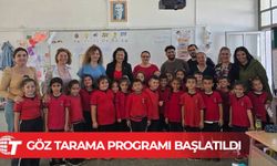 İlkokul öğrencilerine yönelik göz tarama programı başlatıldı