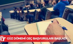 Yükseköğretimde güz dönemi geç başvuruları için sistem açıldı