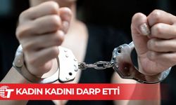 Erkek arkadaşına baktığı gerekçesiyle kadını darp etti!