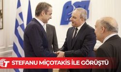 Stefanu Miçotakis ile görüştü