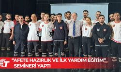 Girne'de, “Afete Hazırlık ve İlk Yardım Eğitim” semineri yapıldı