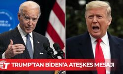 Trump’tan Biden’a ateşkes mesajı!