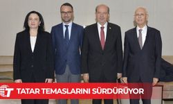 Cumhurbaşkanı Tatar, New Direction Düşünce Kuruluşu Başkanı Poręba ile bir araya geldi