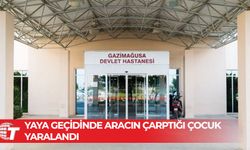 Yaya geçidinde aracın çarptığı çocuk yaralandı!