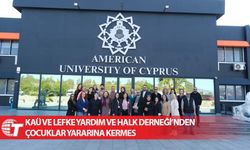 KAÜ ve Lefke Yardım ve Halk Derneği’nden çocuklar yararına kermes