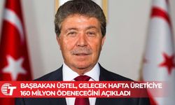 Başbakan Üstel, gelecek hafta üreticiye 160 milyon ödeneceğini açıkladı