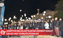 Şampiyon Melekleri Yaşatma Derneği “Adalet İçin Ses Ver” etkinliği düzenledi