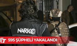 Türkiye'de "Narkokapan-3" operasyonunda 595 şüpheli yakalandı