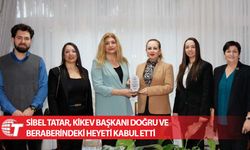 Sibel Tatar, KİKEV Başkanı Doğru ve beraberindeki heyeti kabul etti