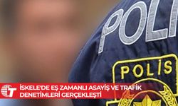 İskele'de eş zamanlı asayiş ve trafik denetimleri gerçekleşti