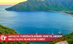 Antalya'da turizmcilerin 2025 hedefi 18 milyon turist