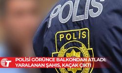 Polisi görünce balkondan atladı: Yaralanan şahıs, kaçak çıktı