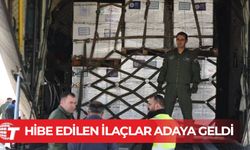 Türkiye Sağlık Bakanlığı tarafından hibe edilen ilaçlar adaya geldi