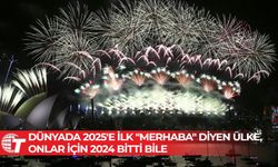 Dünyada 2025 coşkusu: Yeni yıla ilk hangi ülke girdi?