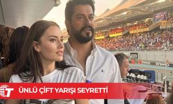 Burak Özçivit ve Fahriye Evcen çiftinden Abu Dabi'de Formula 1 heyecanı