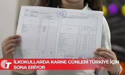 Türkiye'de ilkokullarda karne dönemi sona eriyor