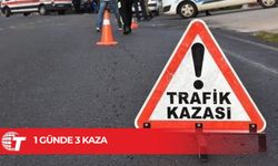 Üç trafik kazası… Bir yaralı, bir tutuklu