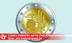 Güney Kıbrıs’ın AB’ye üyeliğinin 20’nci yılı nedeniyle anı parası basıldı