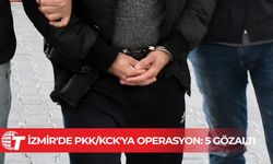 İzmir'de PKK/KCK'ya operasyon: 5 gözaltı