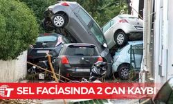 Yunanistan'da şiddetli yağış sonucu meydana gelen selde 2 kişi hayatını kaybetti